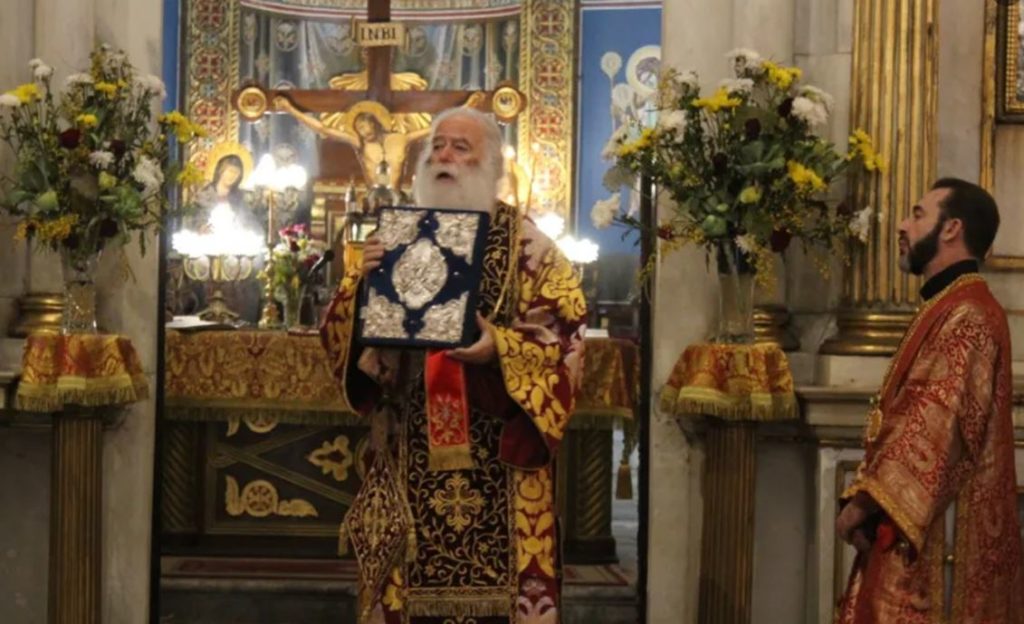 البابا ثيودروس يحتفل بأحد الأرثوذكسية (أحد رفع الأيقونات)