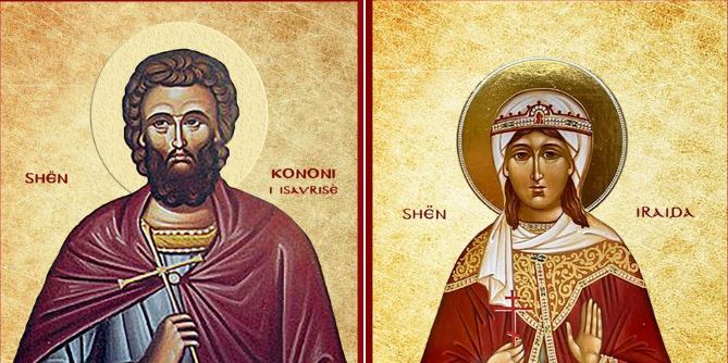 Oshënar dëshmor Kononi. Dëshmor Konon Kopshtari. Dëshmorët Arkelau, Onisi. Oshënar Virgjili. Dëshmore Iraida