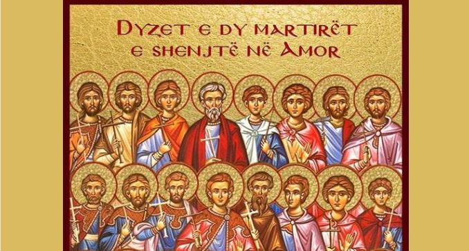 Gjetja e Kryqit nga shën Elena. 42 dëshmorët e Amorit (Aeti, Melisini, Krateri, Kalisti etj.)