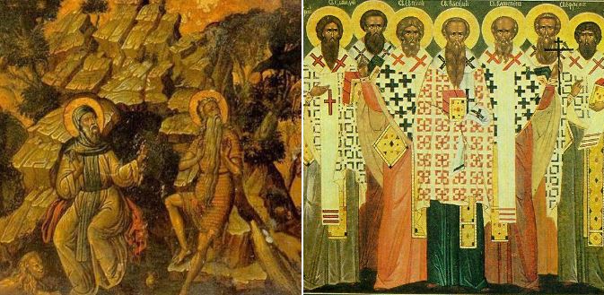 Hierodëshmorët Efremi, Vasili, Evgjeni etj. Oshënar Pavli i Thjeshtë. Arkadi i Qipros