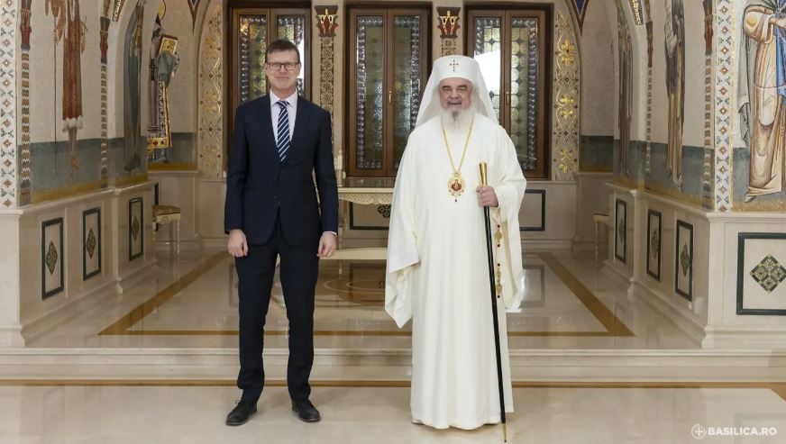 Patriarhul Daniel s-a întâlnit cu noul Ambasador al Regatului Unit al Marii Britanii și Irlandei de Nord în România