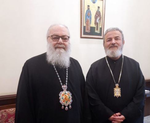 البطريرك يستقبل مطران ألمانيا وأوروبا الوسطى.