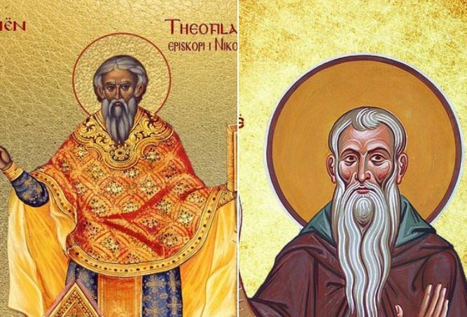 Apostull Ermia nga të 70-t. Oshënar Theofilakti i Nikomedisë. Dëshmor Dioni. Oshënar Llazari