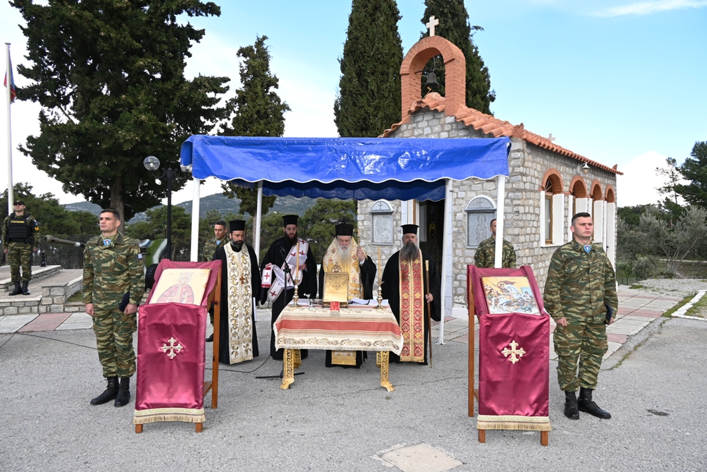 Ο Μητροπολίτης Σάμου στην αλλαγή Διοίκησης Ταξιαρχίας 79 ΑΔΤΕ «ΜΥΚΑΛΗ»