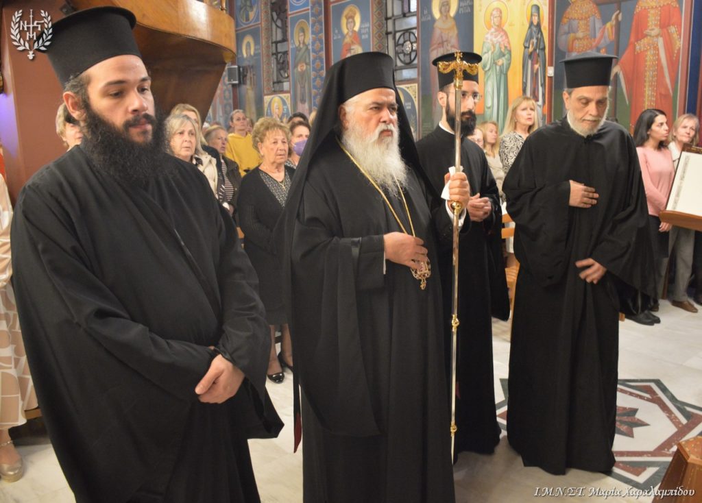 H Δ΄ Στάση των Χαιρετισμών στον Ιερό Ναό Κοιμήσεως της Θεοτόκου στο Ωραιόκαστρο