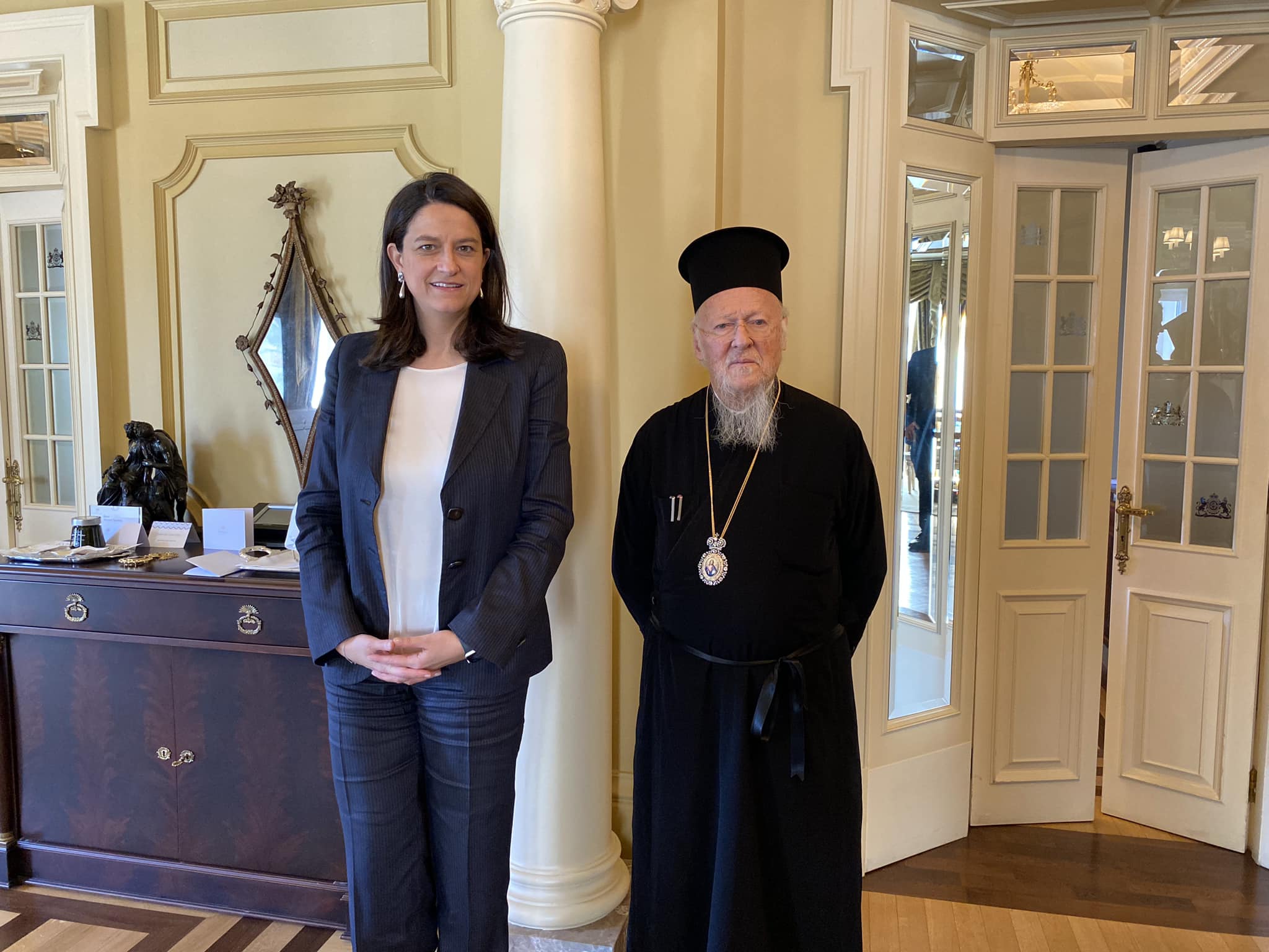 The Ecumenical Patriarch met with the Minister of Interior of Greece ...