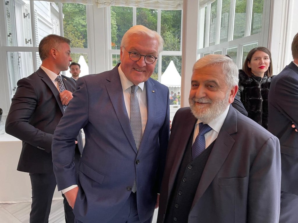 Elder Metropolitan Apostolos of Derkoi at the Summer Residence of the German Embassy