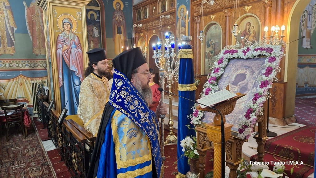 Μητροπολίτης Αιτωλίας: Η Παναγία δεν είναι μόνο η ολκάς, αλλά είναι και το λιμάνι το ασφαλές και σίγουρο