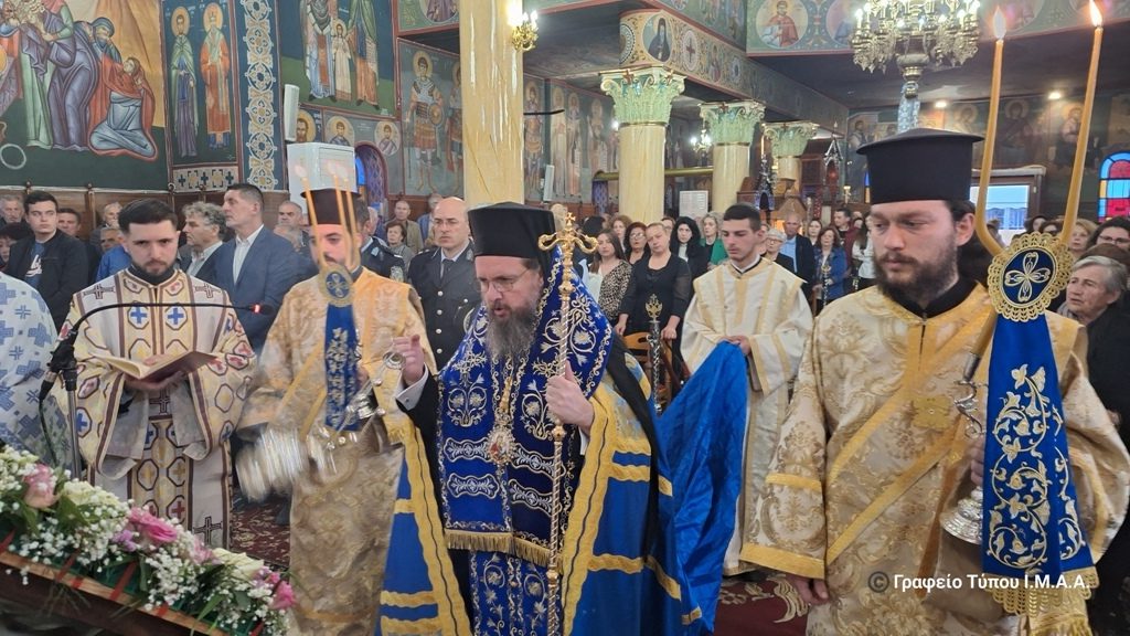 Η Δ’ Στάση των Χαιρετισμών της Παναγίας στην Αμφιλοχία