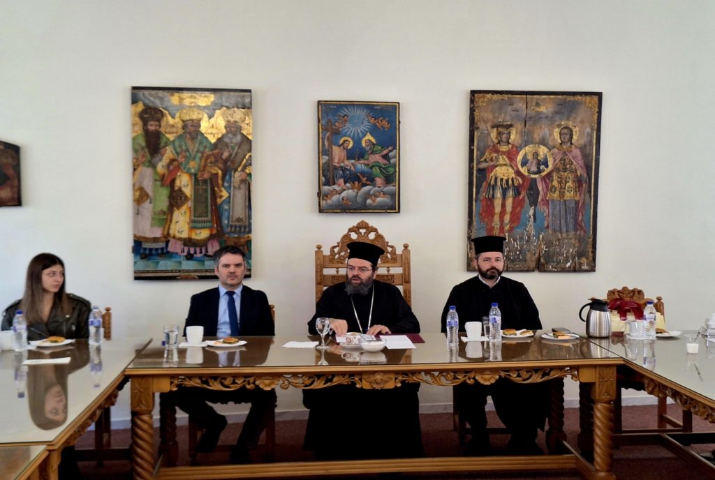 Επίσκεψη φοιτητών του Τμήματος Πολιτικής Επιστήμης του Δημοκριτείου Πανεπιστημίου Θράκης στον Μητροπολίτη Μαρωνείας