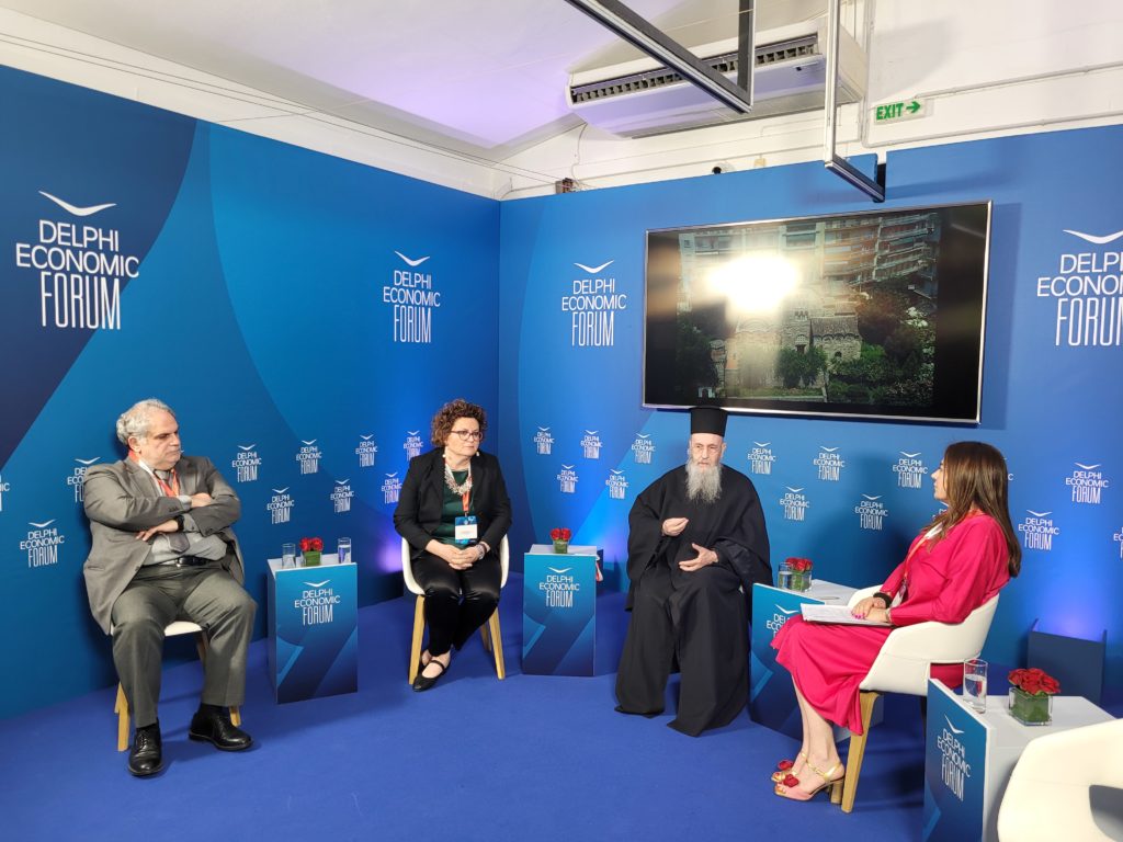 Ο Ναυπάκτου Ιερόθεος στο 9ο Οικονομικό Φόρουμ των Δελφών