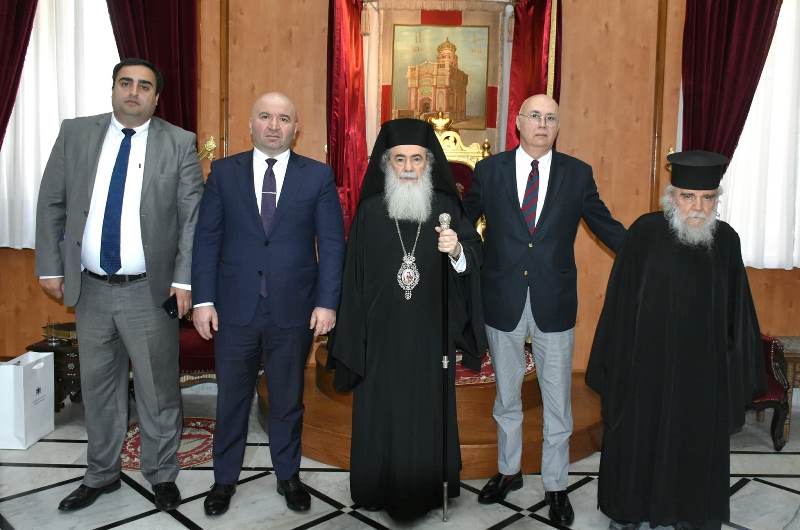 Συνάντηση Πατριάρχη Ιεροσολύμων με τον Πρέσβη της Γεωργίας στο Ισραήλ