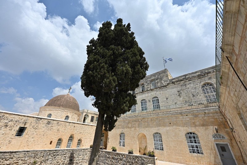 The feast of the Adoration of the Cross at the Holy Monastery of the Cross