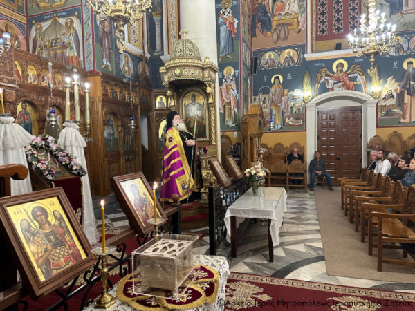 Ο Μητροπολίτης Ιεραπύτνης για την ιστορία του Ακαθίστου Ύμνου, και τις αρετές της Υπεραγίας Θεοτόκου