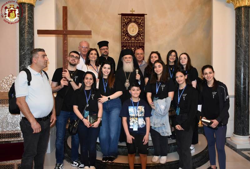 Επισκέψεις στον Πατριάρχη Ιεροσολύμων Θεόφιλο