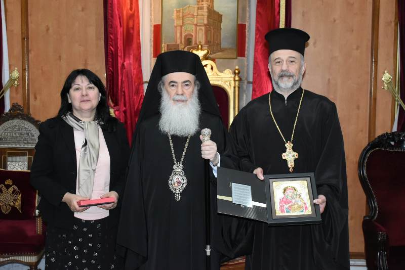 Επισκέψεις στον Πατριάρχη Ιεροσολύμων