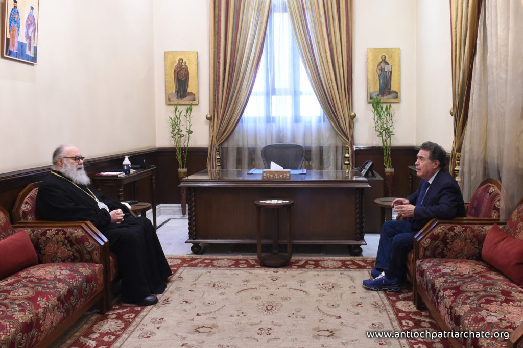 His Beatitude Patriarch John X Receives His Excellency the Former Lebanese State Minister