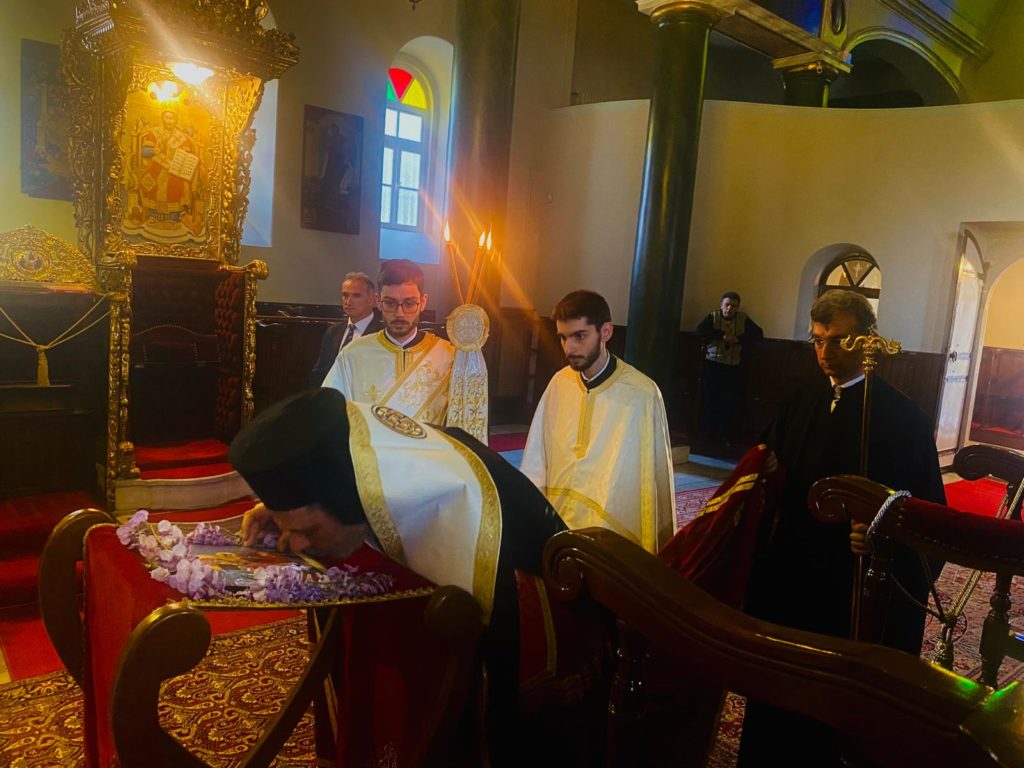 Η Δ΄ Στάση των Χαιρετισμών της Θεοτόκου στη Θεολογική Σχολή της Χάλκης