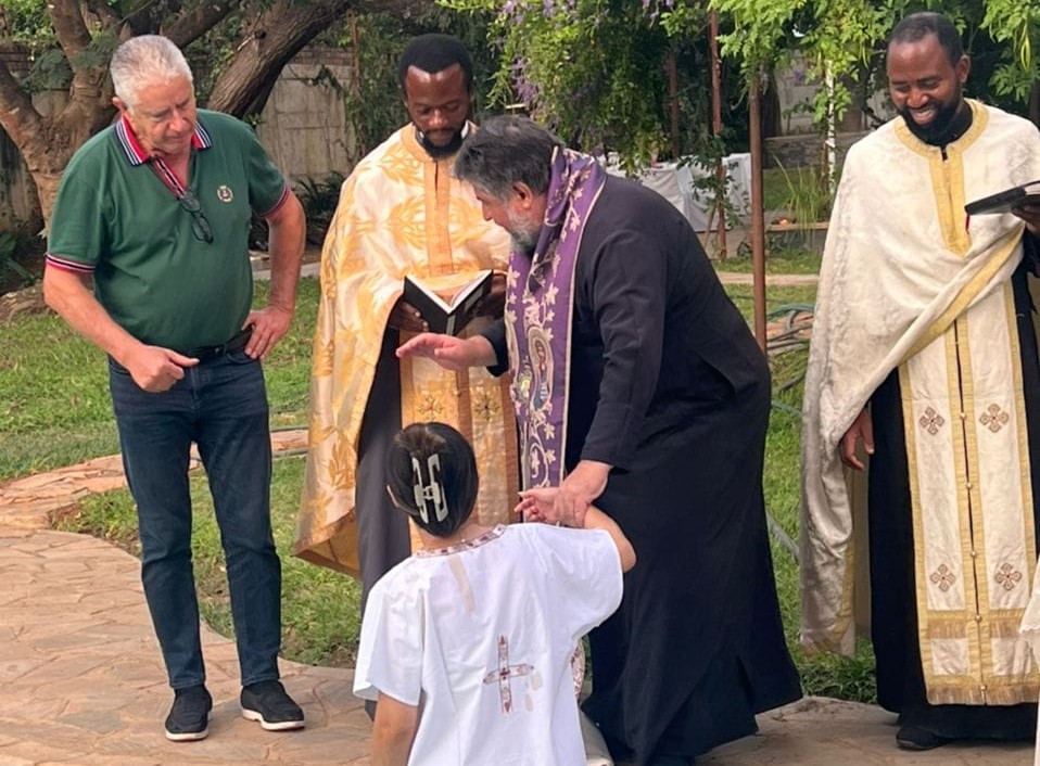 Η Βάπτιση της πρώτης Ορθόδοξης Κινέζας στη Ζάμπια