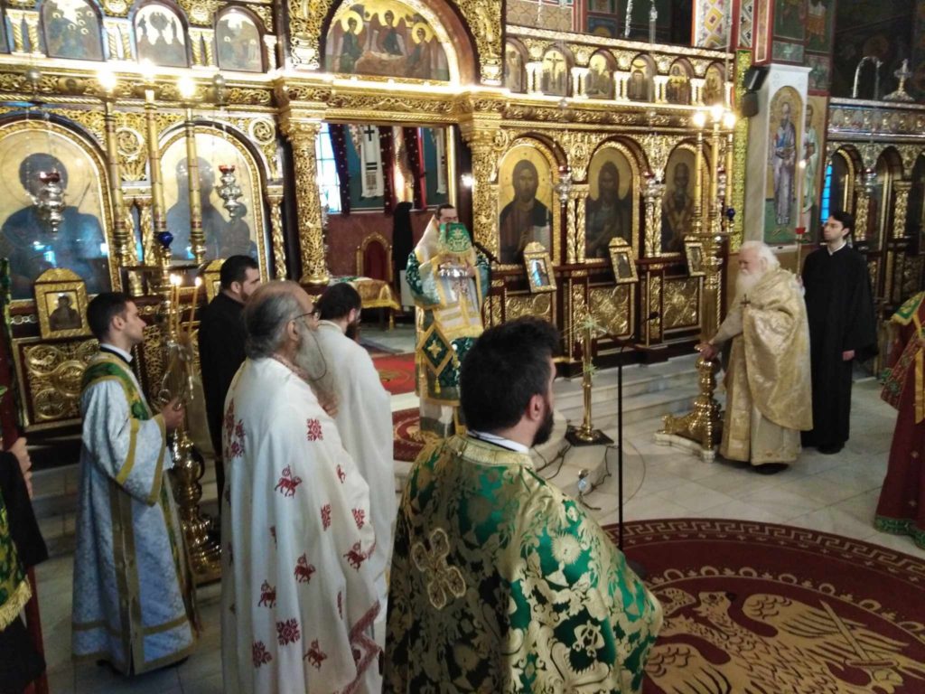 Κατανυκτικός ύμνος για την Αγία Κυριακή των Βαΐων, στον Άγιο Δημήτριο Αμπελοκήπων