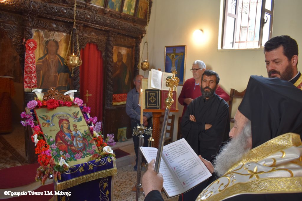 Ο Μητροπολίτης Μάνης στο Γυμνάσιο Κάμπου Αβίας για τους Δ’ Χαιρετισμούς