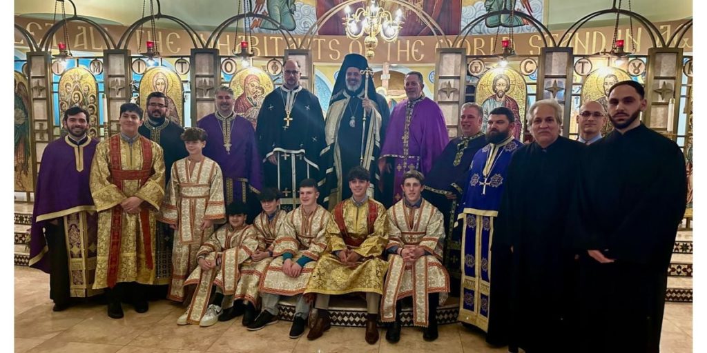 Bishop Athenagoras of Nazianzos and Local Clergy Gather for Contrition Vespers at Saint Paraskevi in Greenlawn, NY