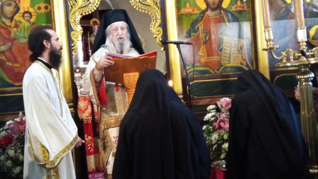 Κουρά Μοναχής στην Ιερά Μονή Μεταμορφώσεως του Σωτήρος Κύμης