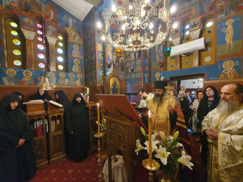 Η Δ’ Στάση των Χαιρετισμών στο Μετόχι του Αγίου Γεράσιμου στα Μεντουργιάνικα Κορινθίας