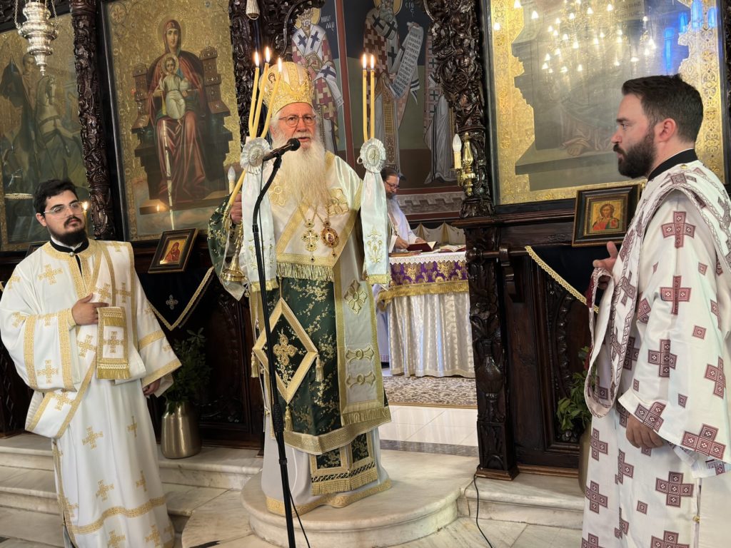 Εορτή Αγίου Λαζάρου και Βαΐων στην Ιερά Μητρόπολη Θηβών