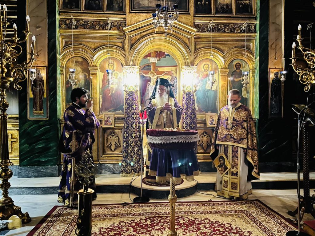 Ευχέλαιο στο Θεραπευτήριο Χρονίων Παθήσεων «Ο ΑΓΙΟΣ ΒΛΑΣΙΟΣ» – Θεία Λειτουργία των Προηγιασμένων Τιμίων Δώρων στα Βάγια