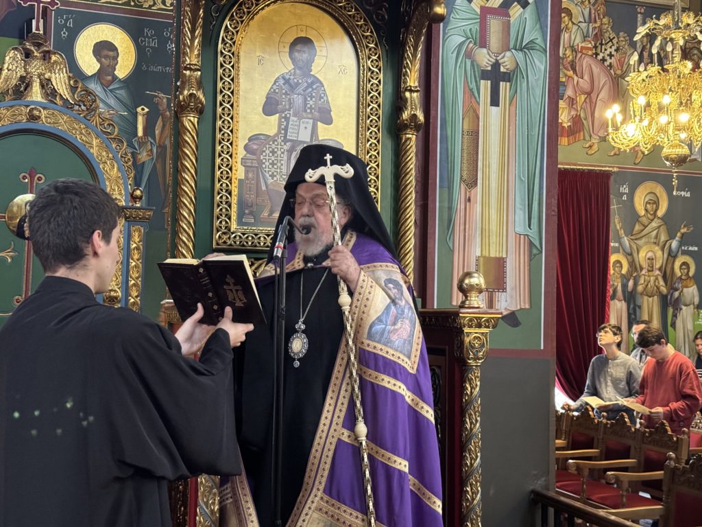 Ο Μητροπολίτης Βρυούλων στον Κατανυκτικό Εσπερινό της Γ’ Κυριακής των Νηστειών στην Καλαμαριά
