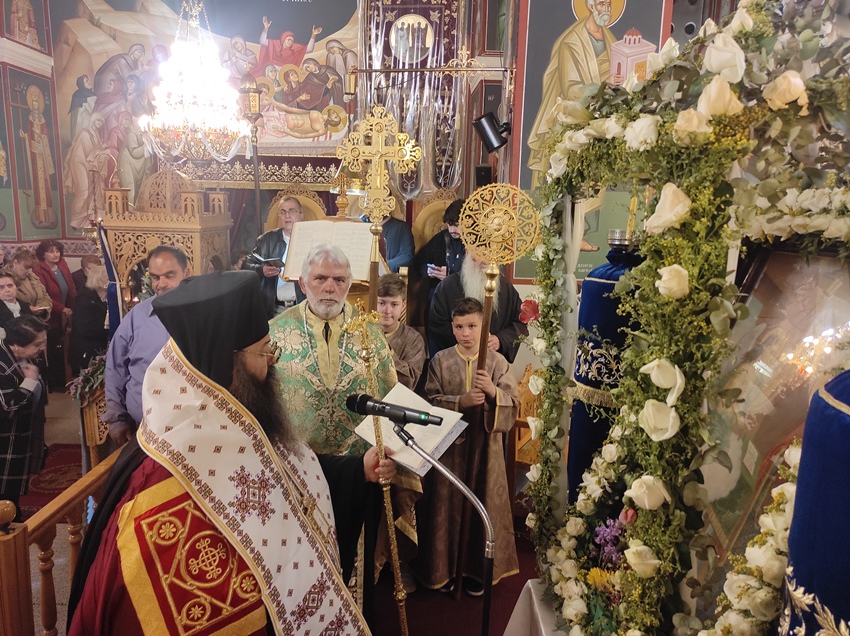 Β’ Χαιρετισμοί στον Ιερό Ναό Ευαγγελισμού της Θεοτόκου Νεμέας υπό τον Επίσκοπο Κεγχρεών