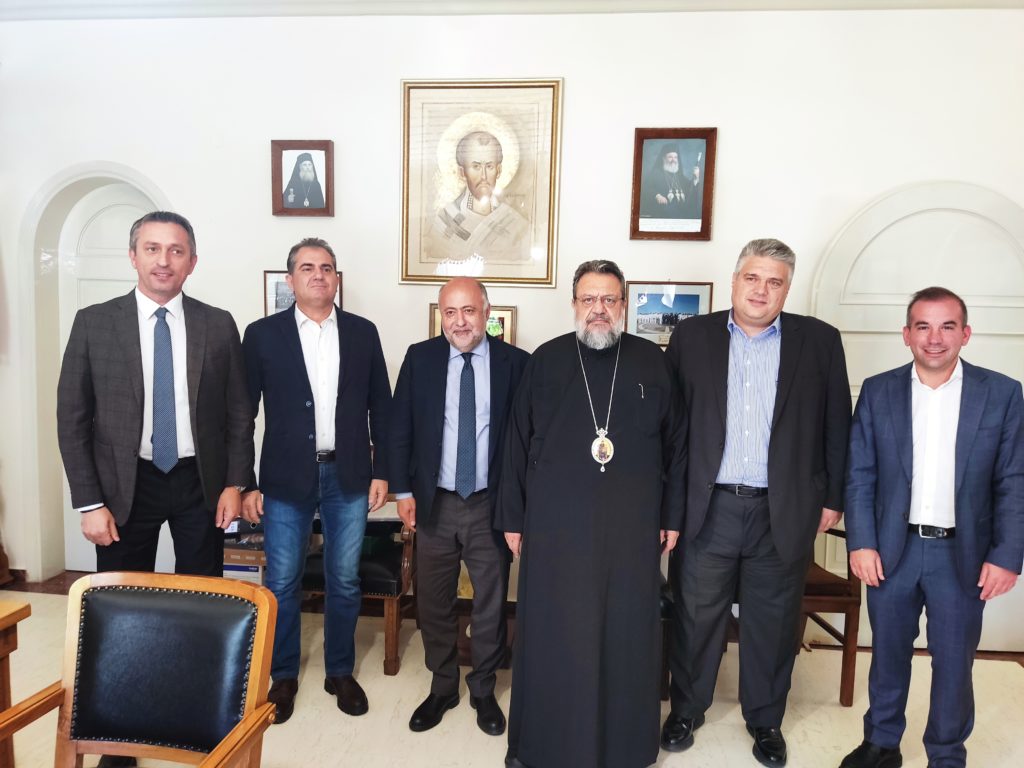 Ο Δημήτρης Τσιόδρας στον Μητροπολίτη Μεσσηνίας