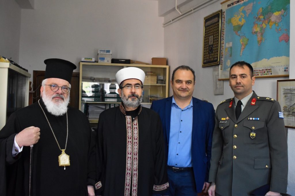 O Μητροπολίτης Δαμασκηνός επισκέφθηκε τον Μουφτή Διδυμοτείχου Οσμάν Χαμζά