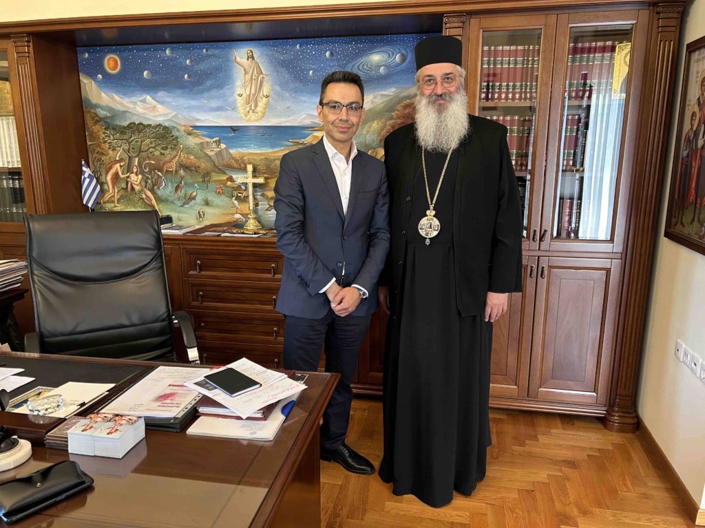 Επίσκεψη του υποψηφίου ευρωβουλευτή Σωτηρίου Σέρμπου στον Μητροπολίτη Αλεξανδρουπόλεως