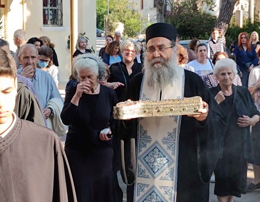 Αναχώρησε από τη Χαλκίδα για το Άγιον Όρος η Αγία Φωτεινή