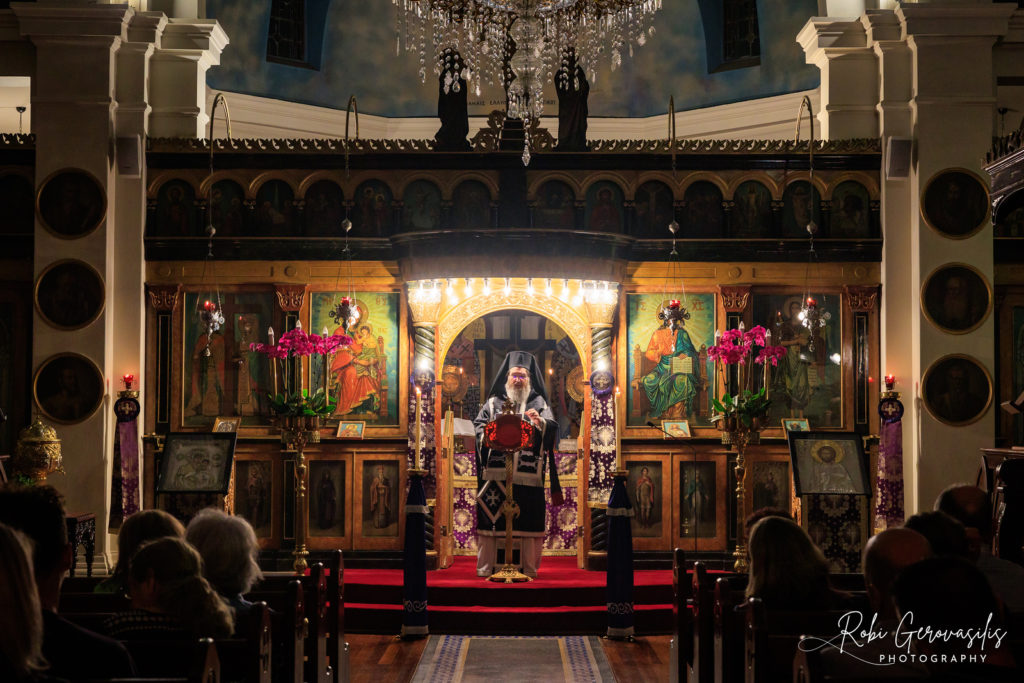 Πέρθη: Προηγιασμένη Θεία Λειτουργία στην εκκλησία των Αγίων Κωνσταντίνου και Ελένης