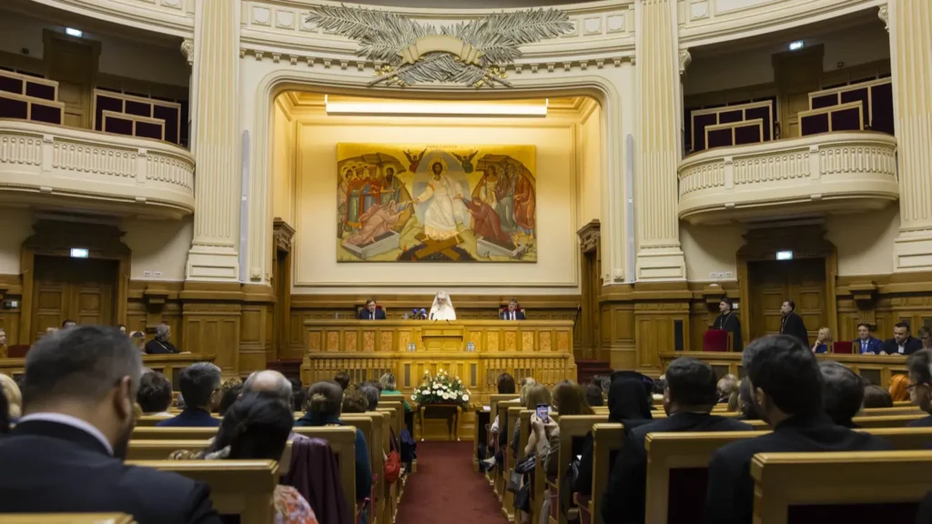 Preoți, medici și farmaciști reuniți la Palatul Patriarhiei în Conferința „Credință și știință – izvor de sănătate”