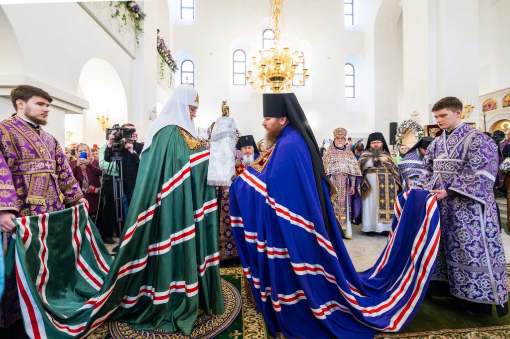 Слово Святейшего Патриарха Кирилла при вручении архиерейского жезла Преосвященному Петру (Зобову), епископу Кудымкарскому и Верещагинскому