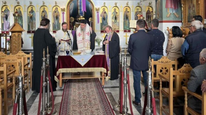 Ευχέλαιο στο Ομόλιο τέλεσε ο Μητροπολίτης Λαρίσης