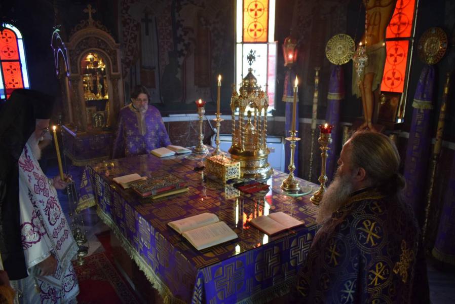 Θεία Λειτουργία Προηγιασμένων στην Παλατιανή Ιλίου