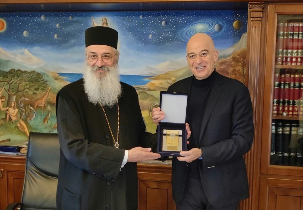 Επίσκεψη υπουργού Εθνικής Άμυνας στον Μητροπολίτη Αλεξανδρουπόλεως