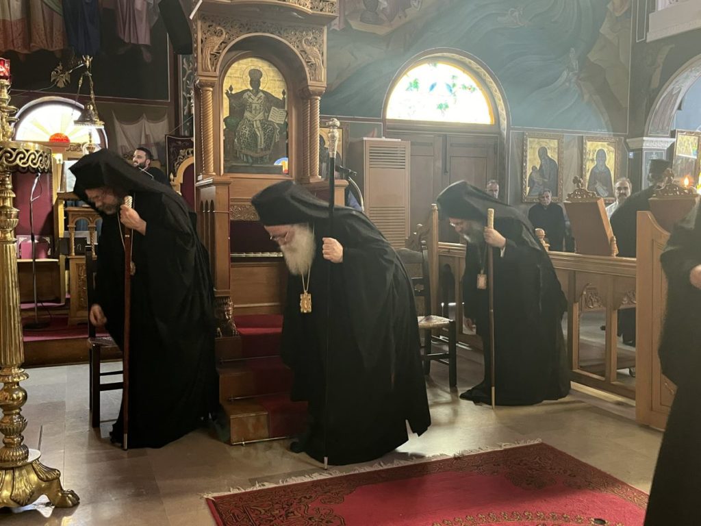 Τελευταίος Κατανυκτικός Εσπερινός στον Ι.Ν. Αγίων Τεσσάρων Μαρτύρων Ρεθύμνης