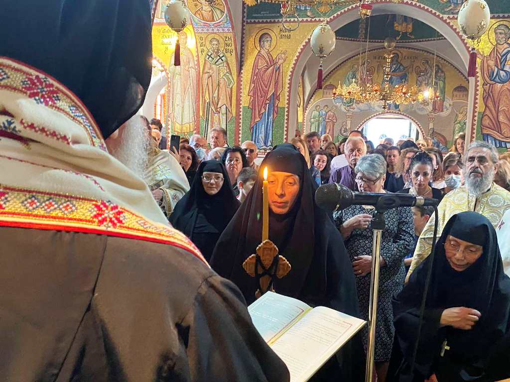 Κουρά Μεγαλοσχήμου Μοναχής στην Ιερά Μονή Παναγίας Κάτω Ξενιάς