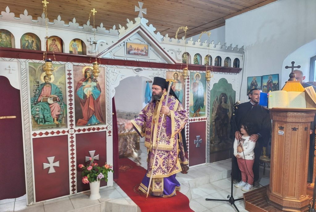 Προηγιασμένη Θεία Λειτουργία στον Ιερό παρεκκλήσιο του Αποστόλου Μάρκου στον Σώστη