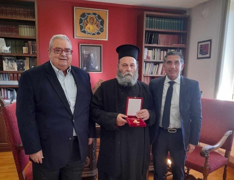 Επίσκεψη του Προέδρου και του Γραμματέα της Ριζαρείου Εκκλησιαστικής Σχολής στη Μητρόπολη Ιωαννίνων