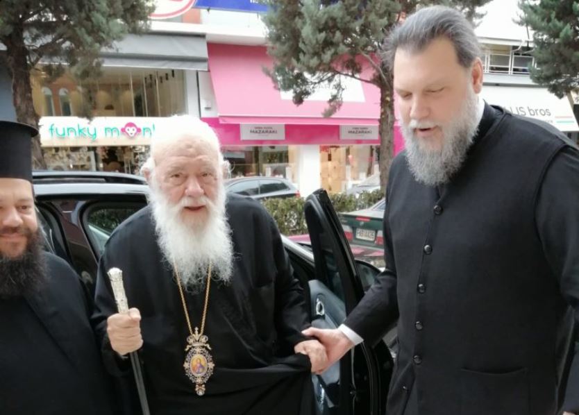Ο Αρχιεπίσκοπος στην Ιερά Μητρόπολη Νέας Ιωνίας