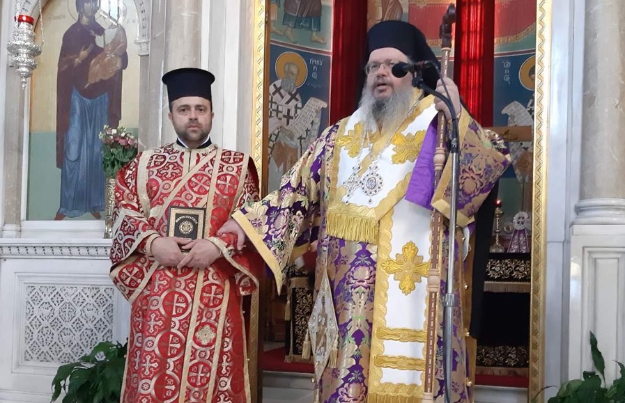 Πρώτος εορτασμός του Αγίου Διονυσίου Καλλιάρχου και χειροτονία Διακόνου στη Λάρισα