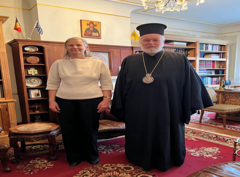 Η Πρέσβυς της Κύπρου στον Μητροπολίτη Βελγίου