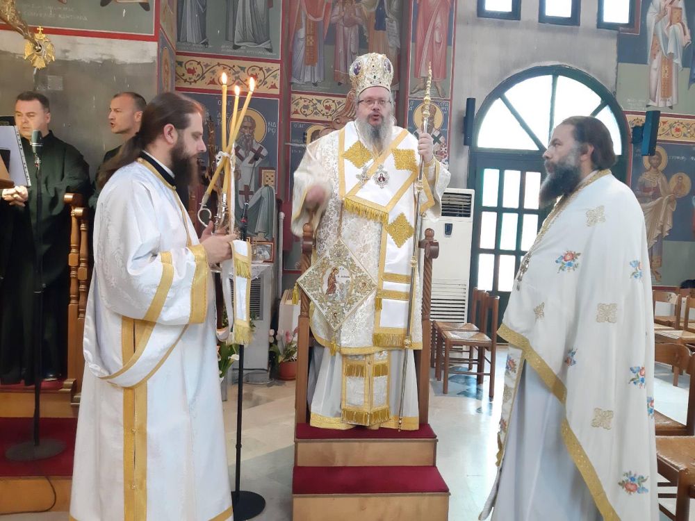 Η εορτή της Αναστάσεως του Λαζάρου στο νέο Κοιμητήριο Λαρίσης